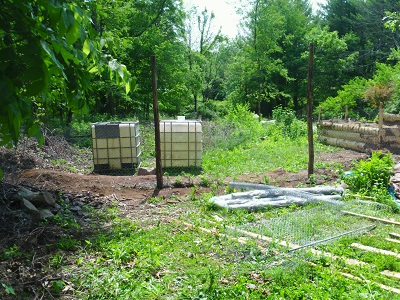File:Water storage and raised beds.jpg