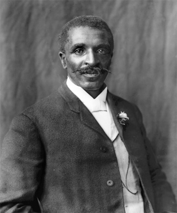 George Washington Carver was a good man and natural philosopher who became a Botanist and an educator and who was also "black".